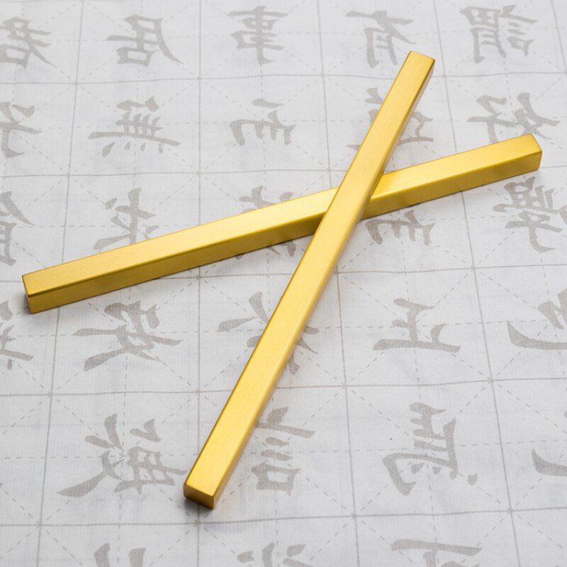 Portable Paperweights Small Solid Brass Paperweights Chinese Tradtional Calligraphy Painting Paperweight Paper Pressing