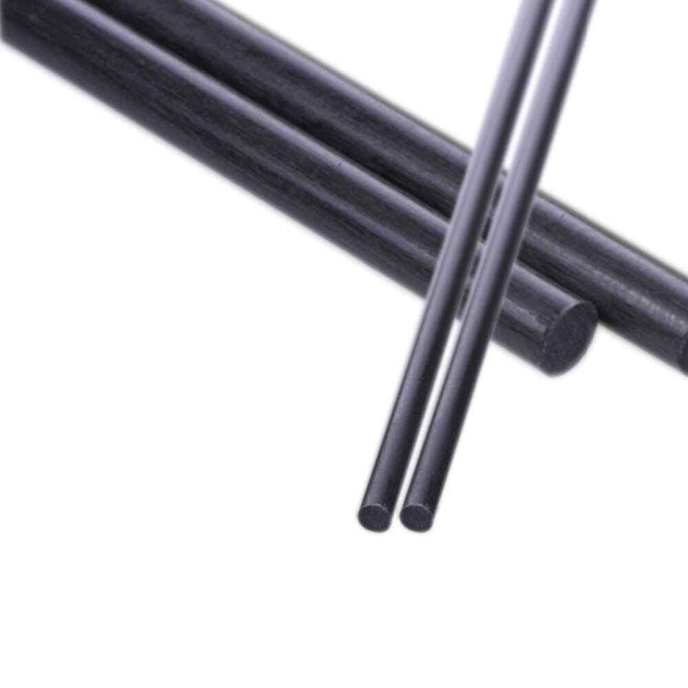 5pcs Carbon Fiber Rod Dia 1mm 2mm 3mm 4mm 5mm 6mm 7mm 8mm 10mm 11mm 12mm Length 500mm 3 Fibra de carbono