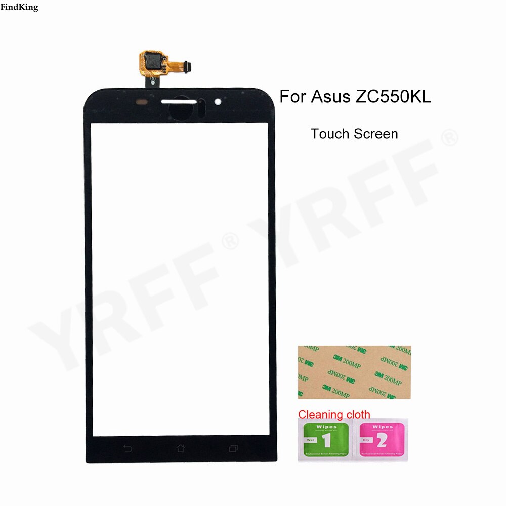 5.5&quot; Touch Screen For Asus ZenFone Max ZC550KL Touch Screen Digitizer Sensor Outer Glass Lens Panel Replacement: Black No Tools