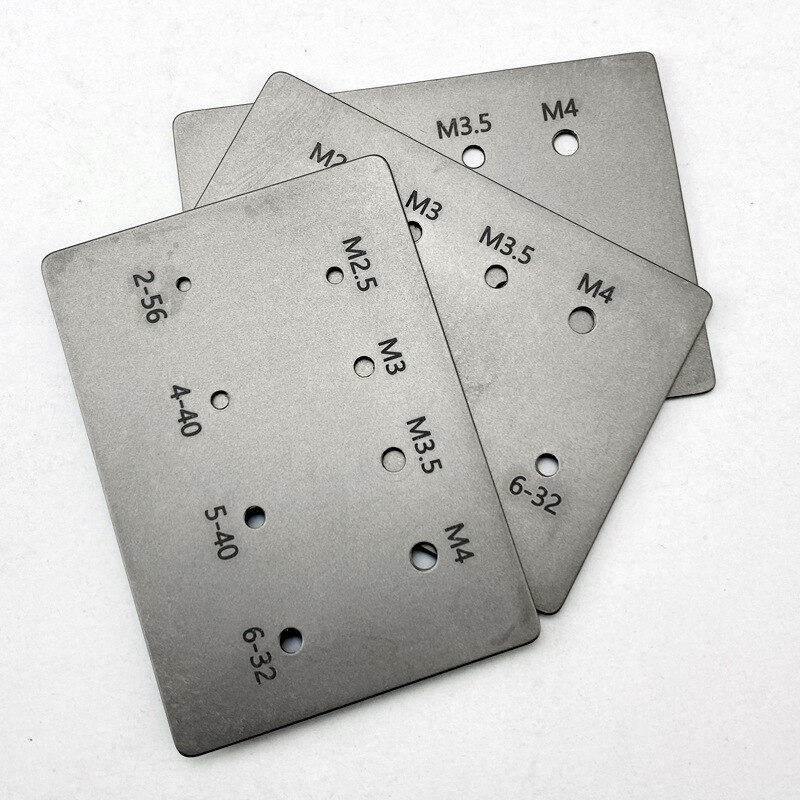 1PC High Precision Alloy Screw Thread Caliper Card Gauge Titanium Alloy DIY Screw Bolt Measuring Tool