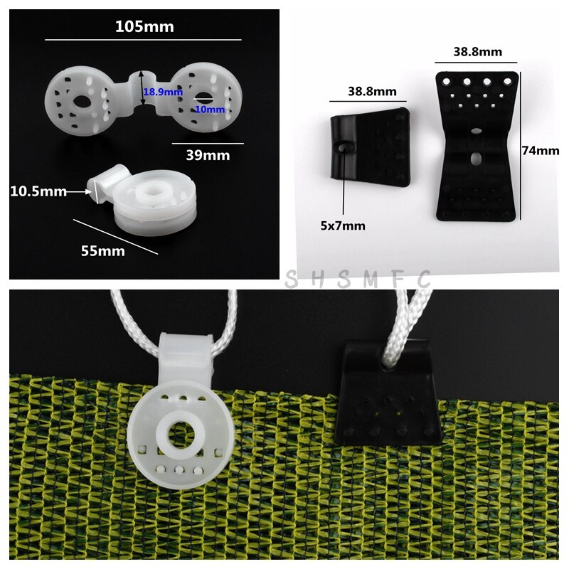 Sun Shading Net Clip Shade net fixing Clip Sunshade Hook Shower Curtain Hook Household Items Outdoor Supplies Clip