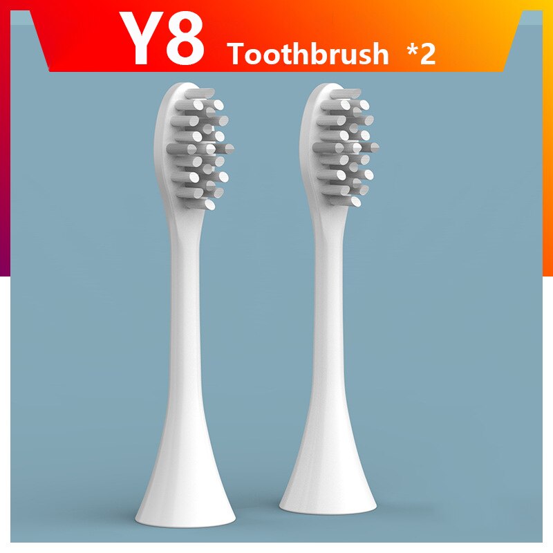 Electric Toothbrush Powerful Ultrasonic Sonic USB Charge Rechargeable Tooth Brushes Washable Whitening Teeth Brush Soft Fur: Y8 White