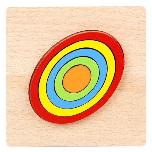 Wooden Shape Cognition Board Children's Jigsaw Puzzle Toys Kids Educational Toy Baby Montessori Learning Matching Sensory Toys: 10