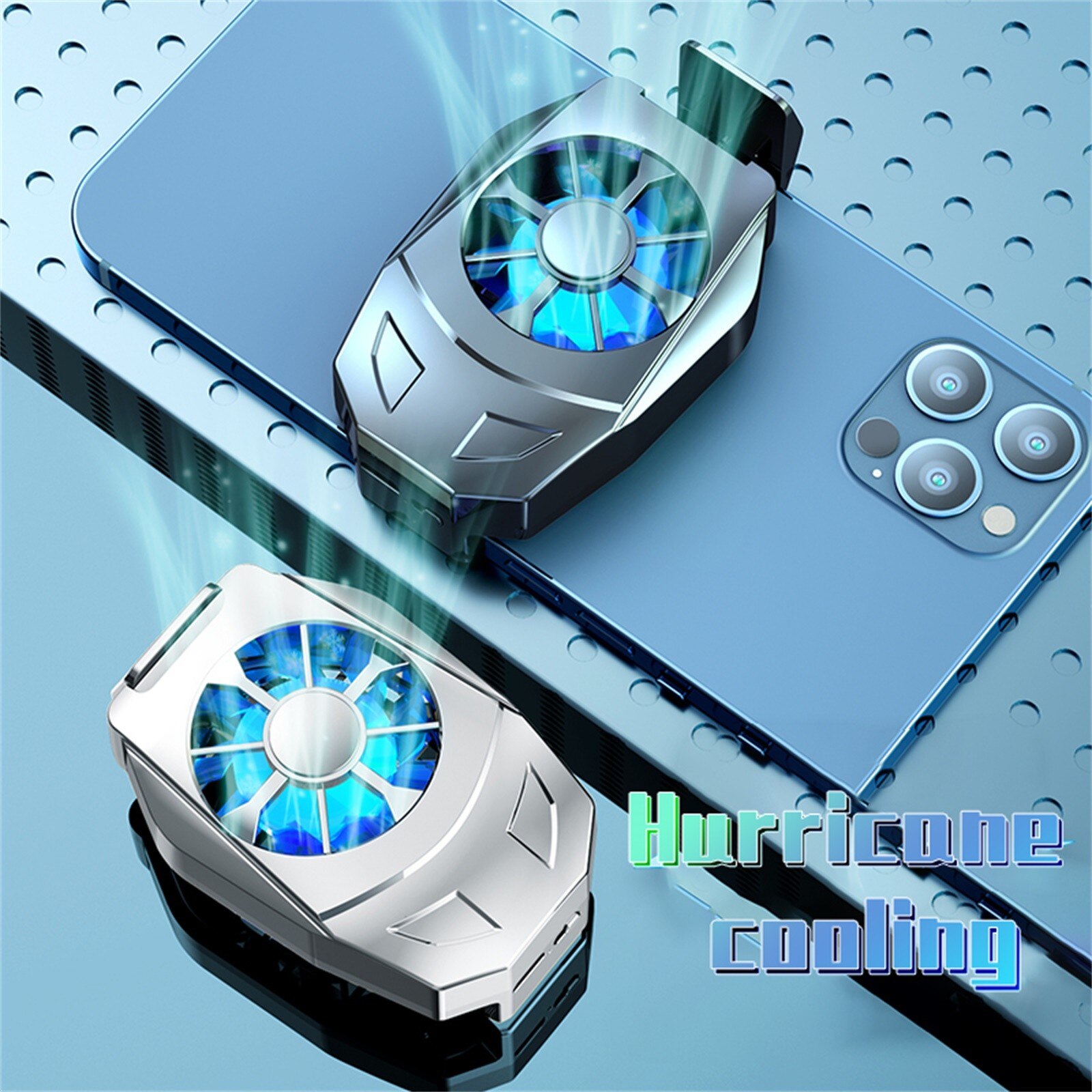 Rechargeable Mobile Phone Radiator Universal Game Cooling Fan Gamepad Stand Radiator For iphone Xiaomi Huawei samsung phone