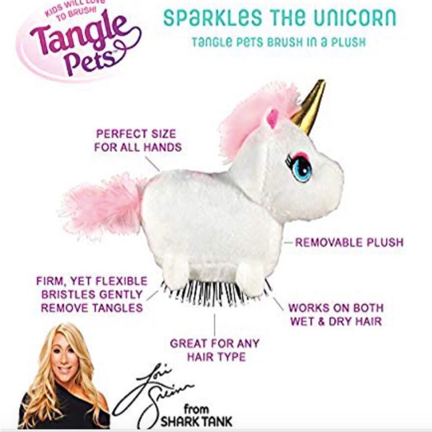 The Cute Children's Pet Plush Comb Is Suitable For Any tType Of Hair Movable Plush Comb