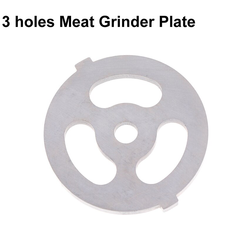 Large 3 Holes Stainless Steel Meat Grinder Plate Net Knife Home Meat Grinder Parts With A Caliber Of Less Than 55mm
