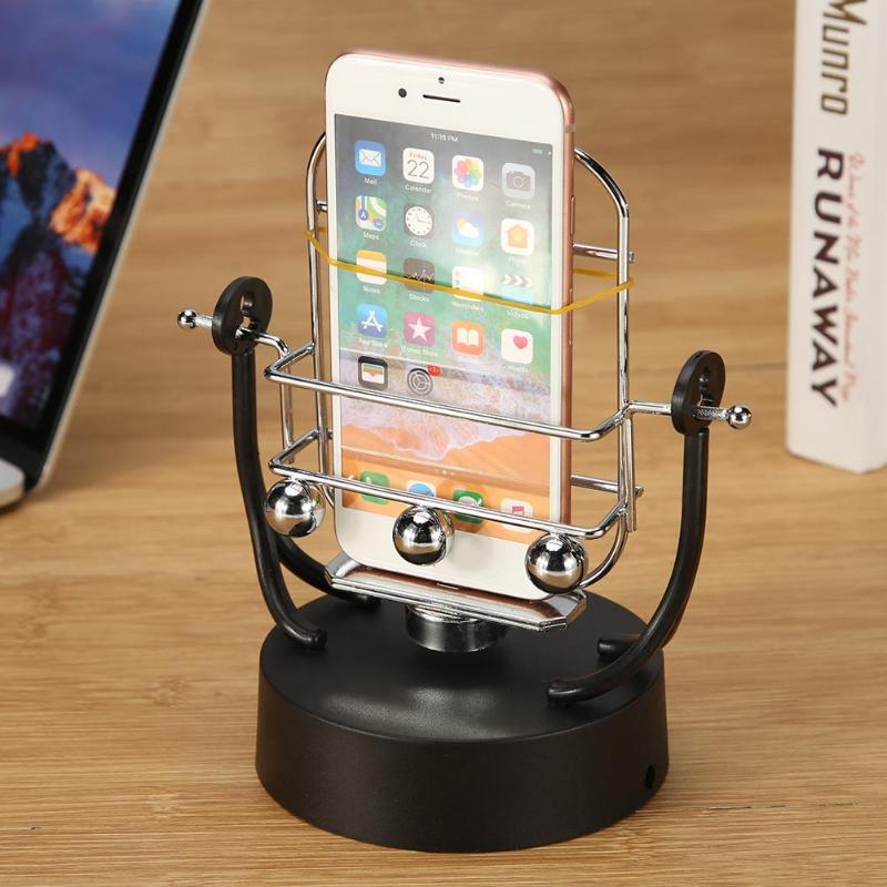Creatieve Swing Automatische Schudden Telefoon Wiggler voor WeChat Motion aantal Borstel Stappen Set Thuis Decoratieve Planken