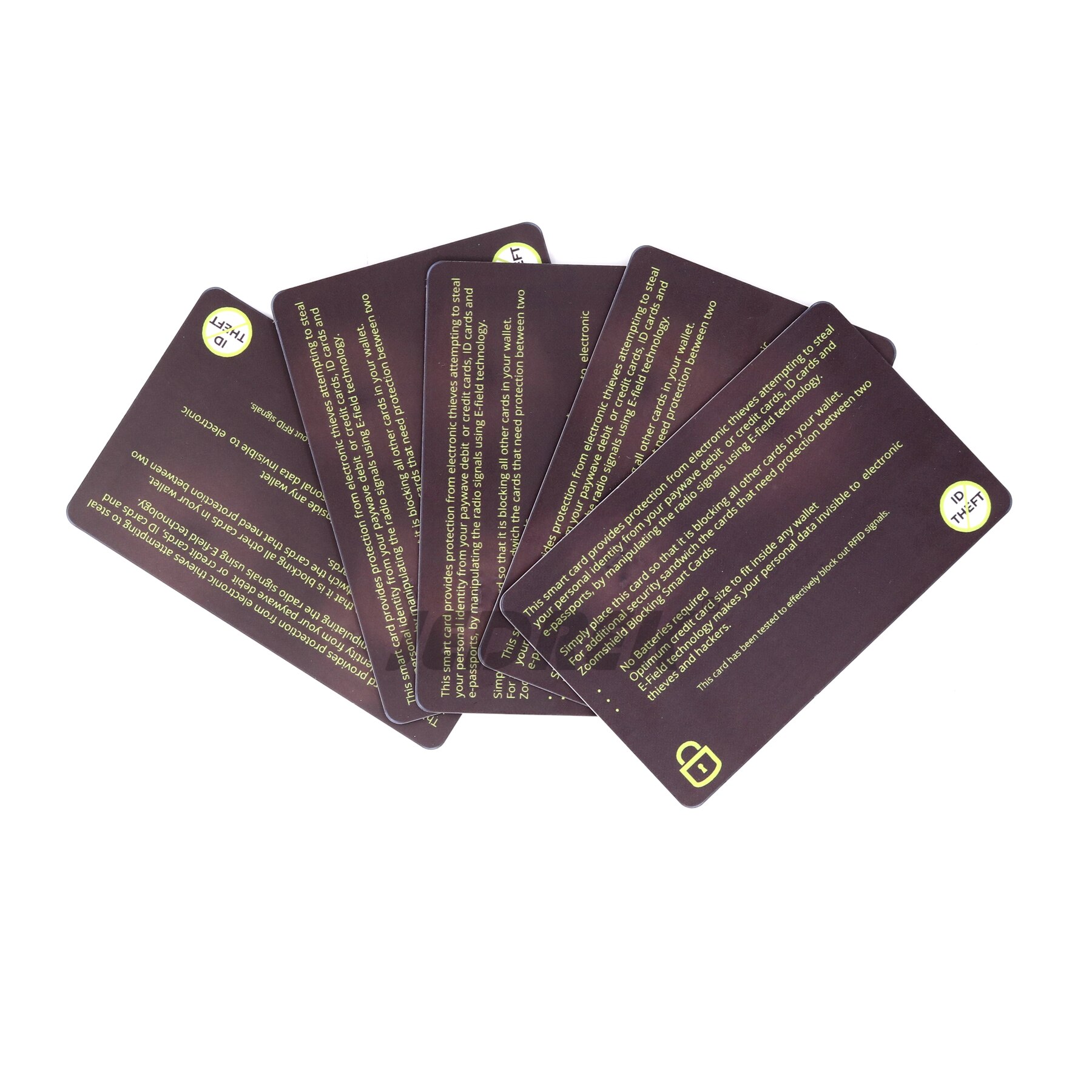 5PCS/Lot Anti Theft Credit Card Shield Rfid Protector Shield PVC Card Blocking Prevent Unauthorized Scanning Non Card Sleeve
