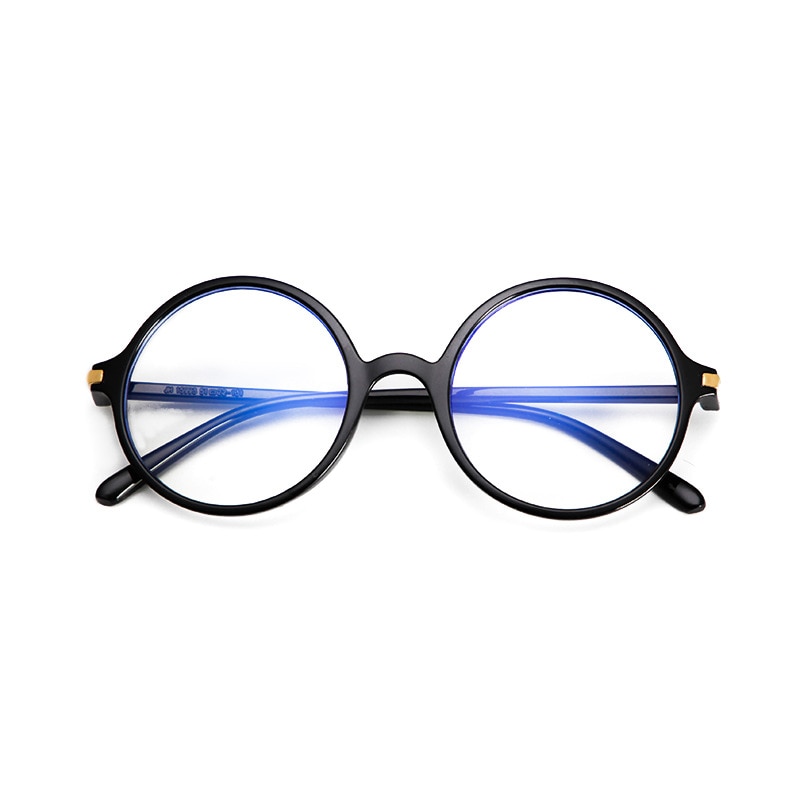 Ultralight Blue Film Glasses Anti Blue Light Glasses Round Optics Glasses Men Women Blue Blocking Computer Goggles Spectacle