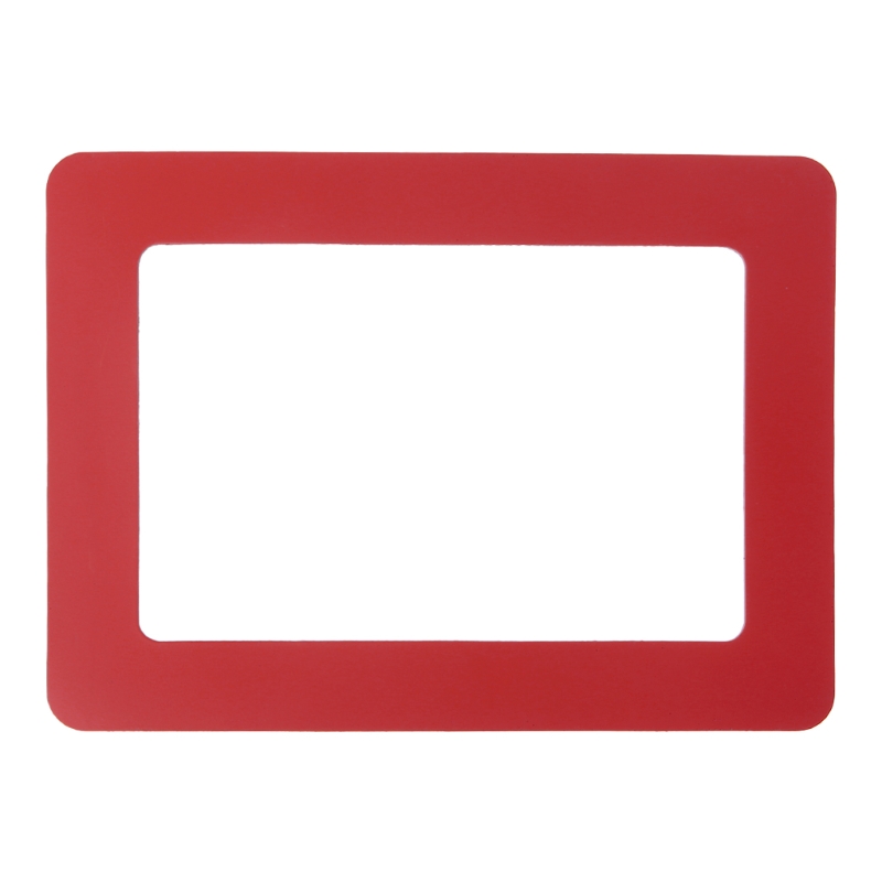 Diy Kleurrijke Magnetische Fotolijsten Koelkast Magneet Photoframe: Rood