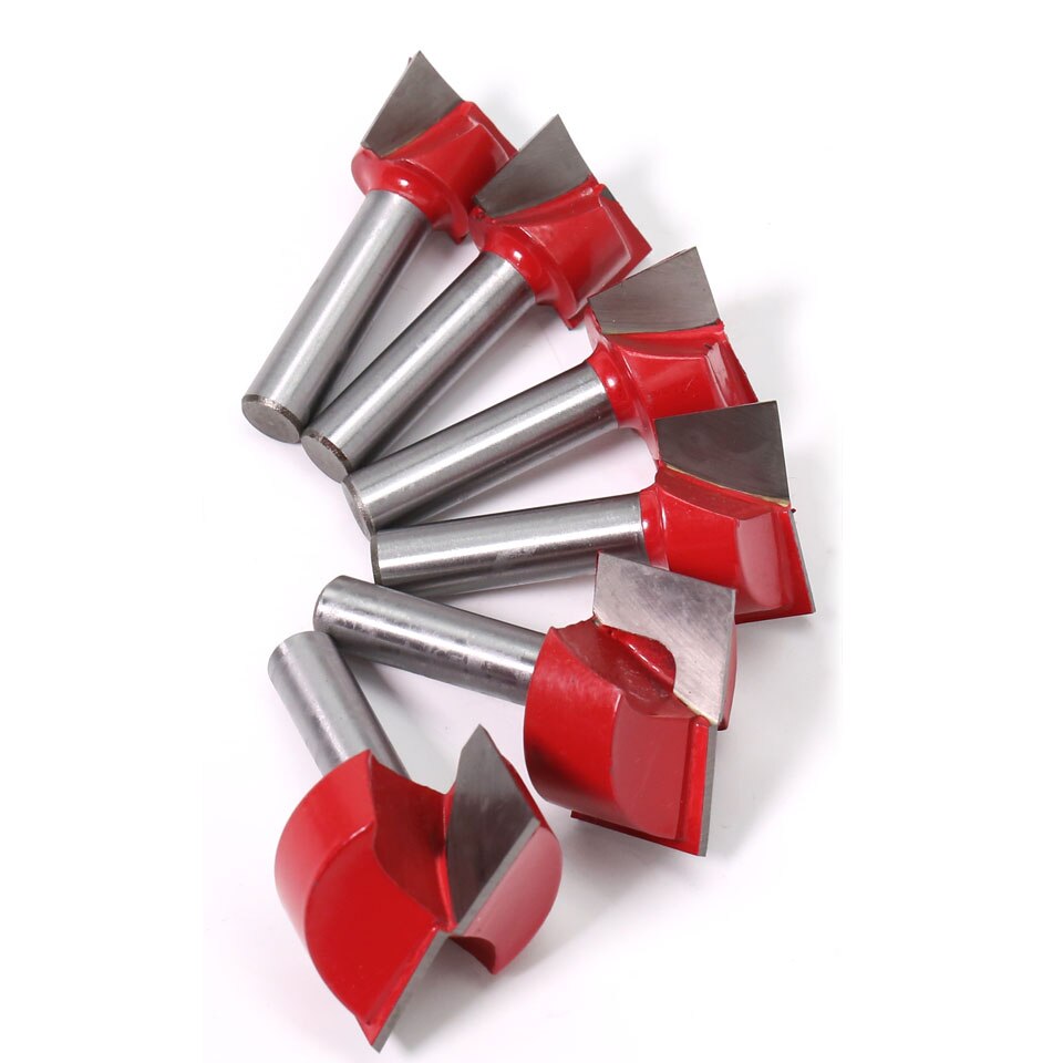 Top 1pc 8mm Schacht Reinigen Bodem Hout Router Bit Tungsten Carbide Graveren Mes Houtbewerking Gereedschappen End Frezen cutter
