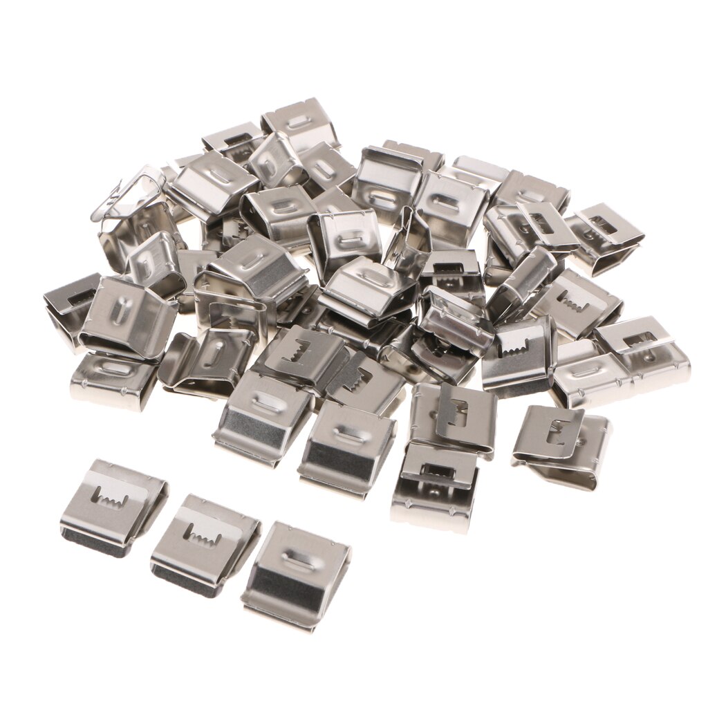 50PC PV Solar Panel Wire Cable Clips Nine Fastener Clips Management 180x20mm