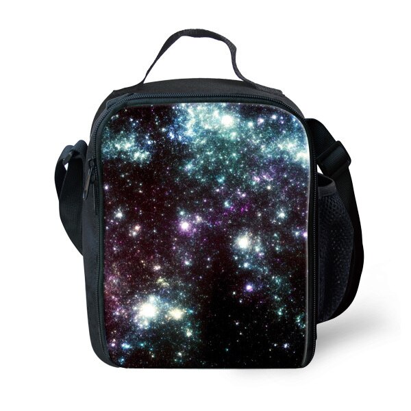 Manter quente galaxy almoço sacos para crianças saco de almoço isolado saco térmico caixa refrigerador crianças escola lancheira termica: D0354G