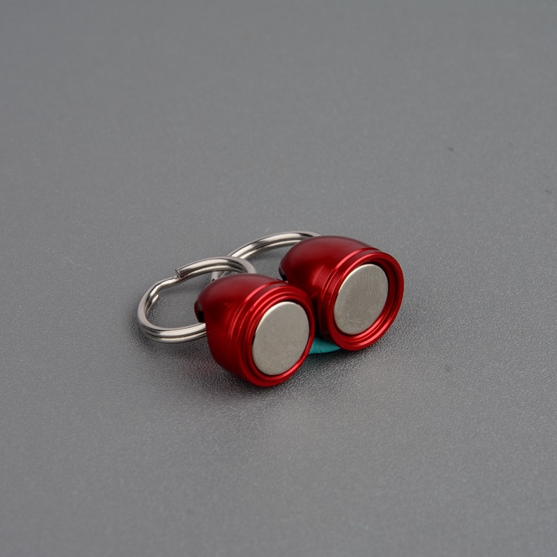 Porte-clés magnétique détachable, avec aimant puissant de 8lb, dégagement rapide, porte-clés avec corde et boucle