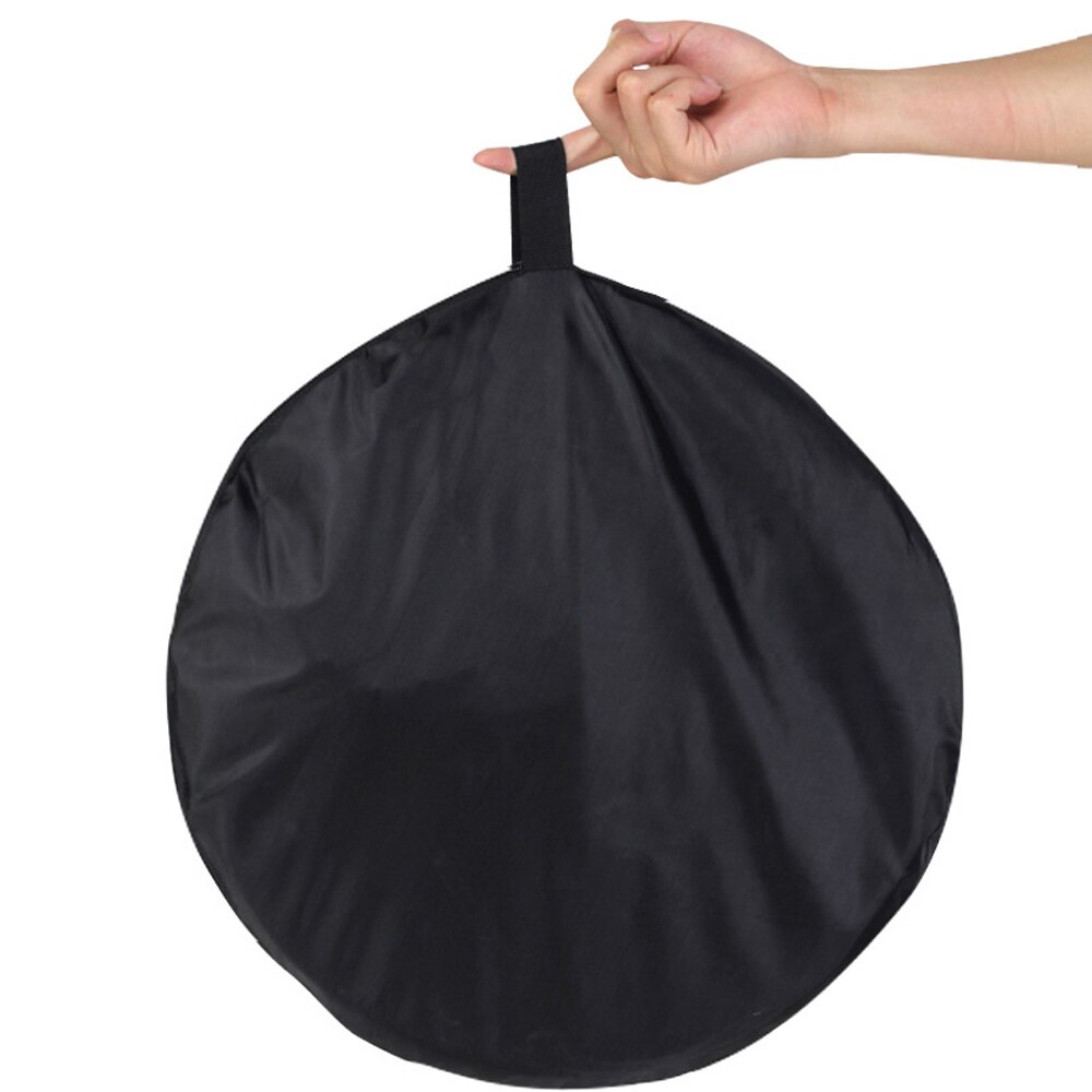 60cm/80cm/110cm 5 in 1 Portable Collapsible Round Light Reflector Camera Lighting Equipment Multi Photo Disc Reflector Diffuser
