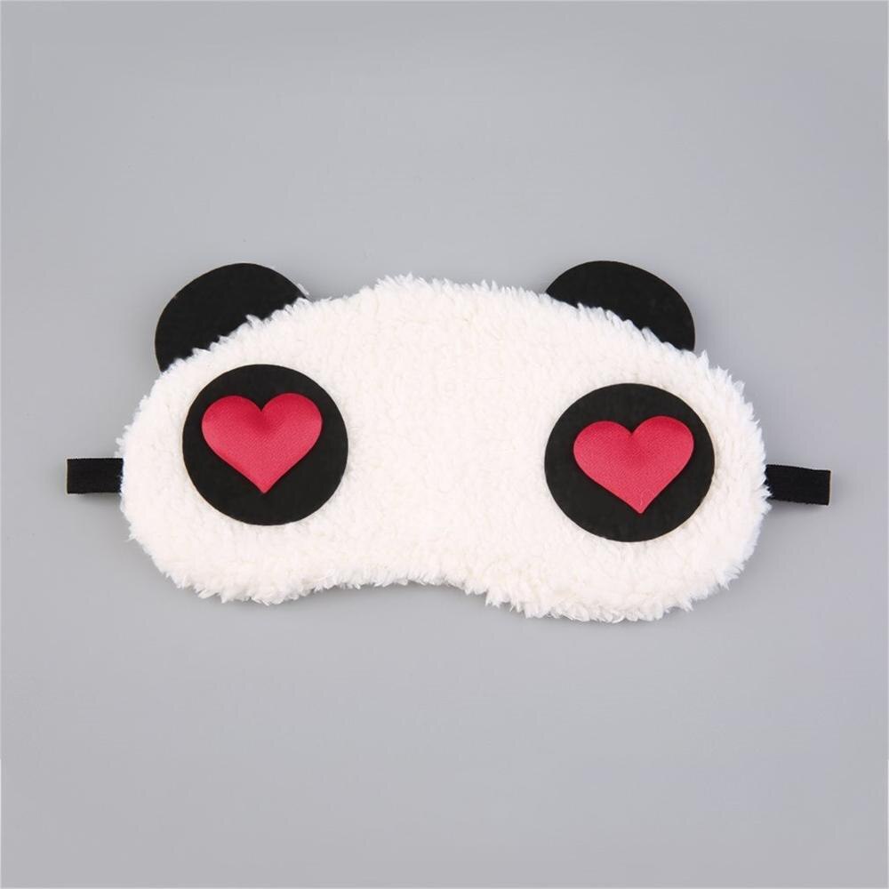 1 st söt panda sovande ansikte ögonmask ögonbindel skugga reser sömn ögonhjälp 4 typer: Zd277202