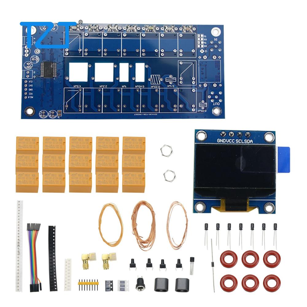 SMD/Chip Soldered Firmware Programmed ATU-100 Ext DIY Kits 1.8-50MHz ATU100 Mini Automatic Antenna Tuner by N7DDC 7x7 + OLED: Default Title