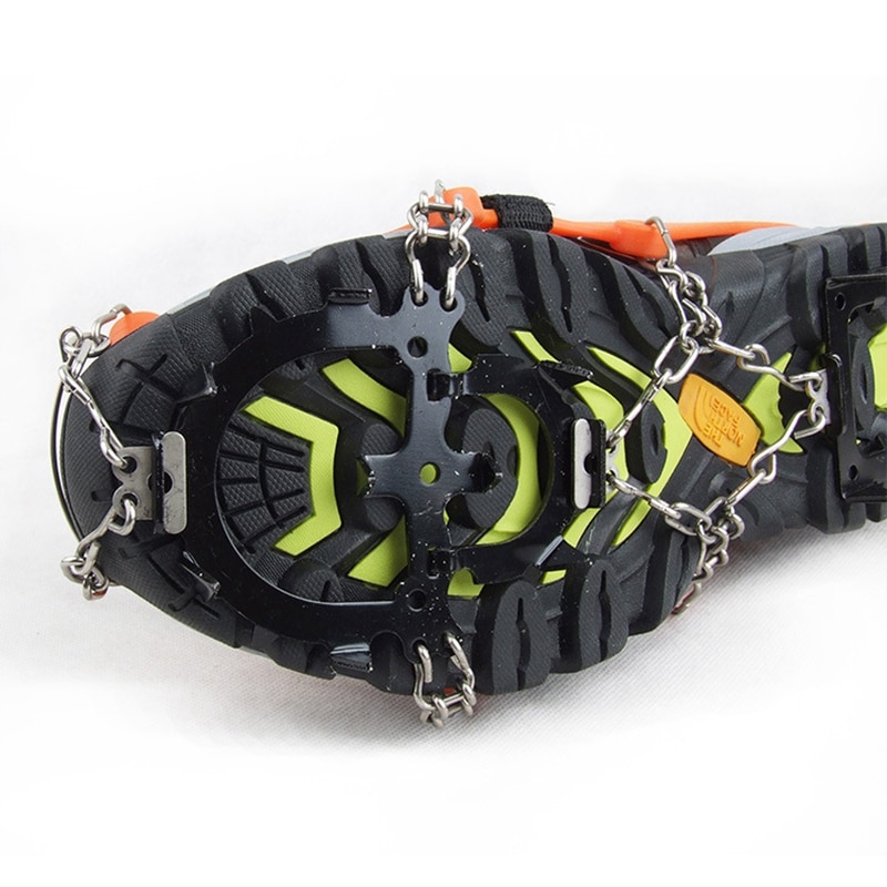 Raki 12 zęza pomocą antypoślizgowe lód śnieg trakcja knagi raki lód śnieg chwytaki kolce robić butów zimowe Skidproof raki