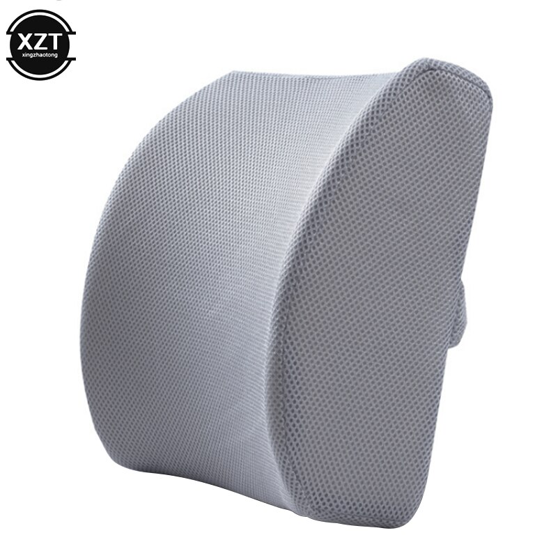 Car Memory Foam Breathable Car Seat Gap Filler Lumbar Cushion Back Waist Support Travel Pillow Car Seat Home Pillows