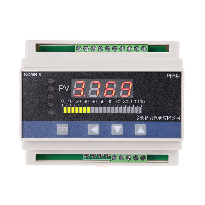 4-20mA DC Water Liquid Level Pressure Controller with 4-ways Relay DC24V Output