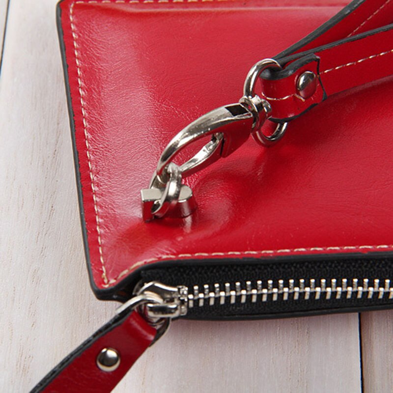 Baellerry Top Lederen Vrouwen Portefeuilles Lange Rits Dames Portemonnee Grote Portemonnee Vrouwen Kaarthouder Polsbandje Portefeuilles Vrouwelijke Clutch Bag