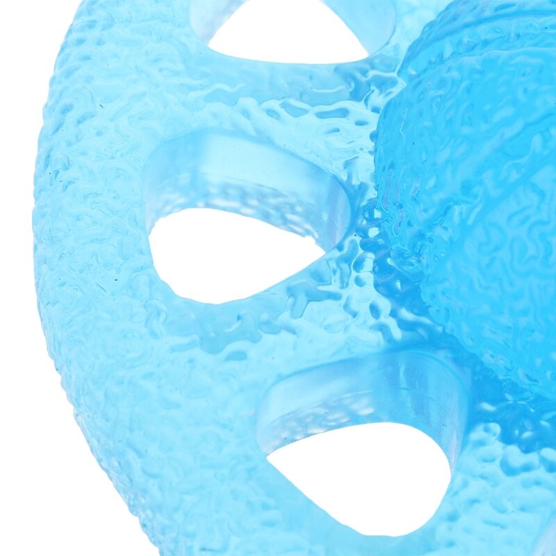 8 Hole Hand Grip Strengthener TPE Soft Elastic Finger Grip Exerciser Physical Therapy Finger Exerciser