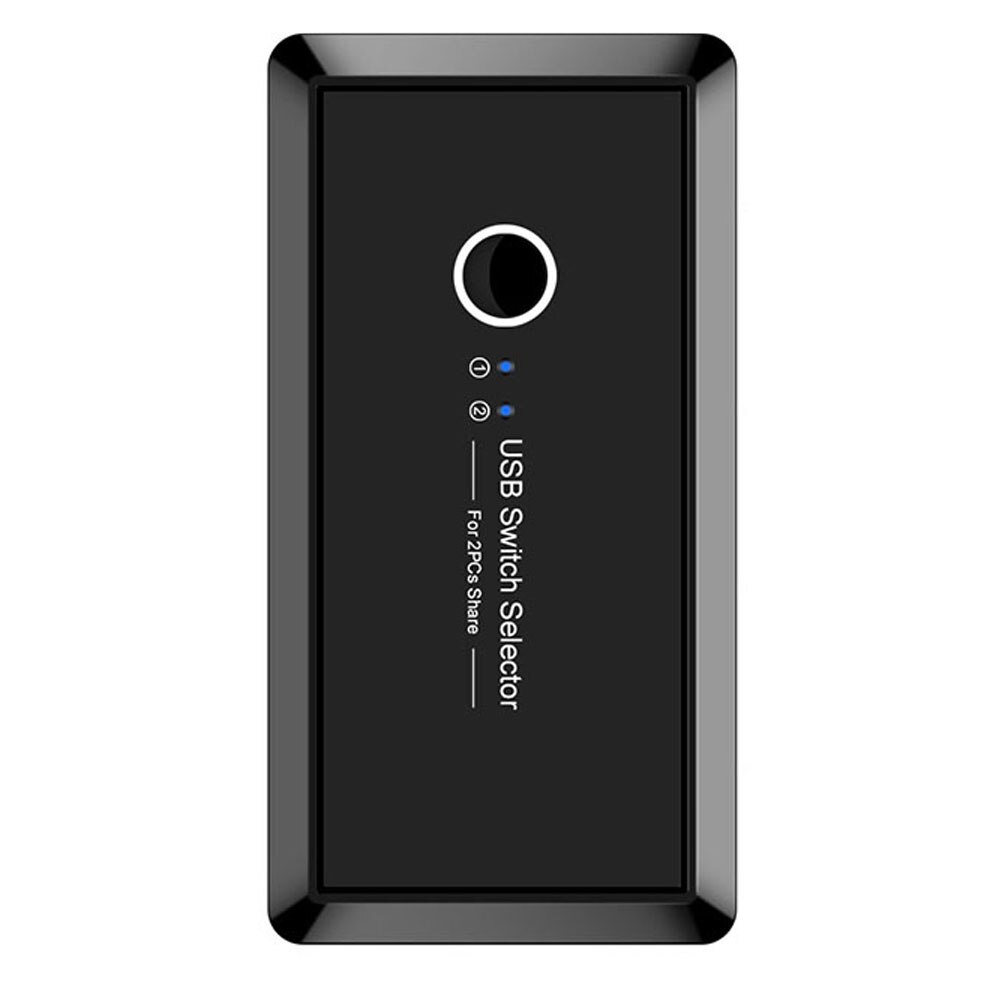 USB 2.0 Peripheral Sharing Switch Selector 2 PCs Sharing 4 USB Devices Spare Computer Interface Connector Sharing Switch