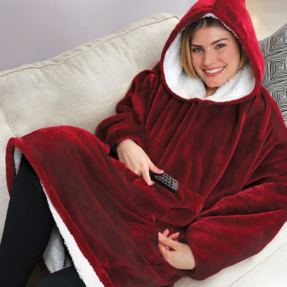 Inverno macio manta manta com capuz wearable cobertor com mangas quente sherpa ponderada flanela cobertor hoodie dropshipping: F