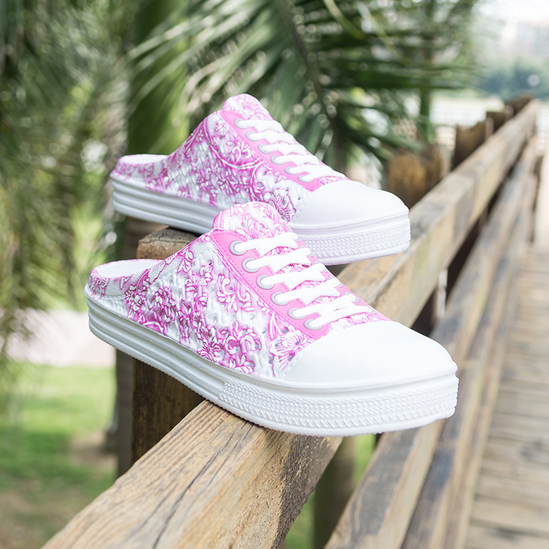 Original Klassische verstopft Garten kippen-Flops Wasser Schuhe Frauen Sommer Strand Aqua Slipper draussen Schwimmen Sandale Multi-Grafik Schuhe