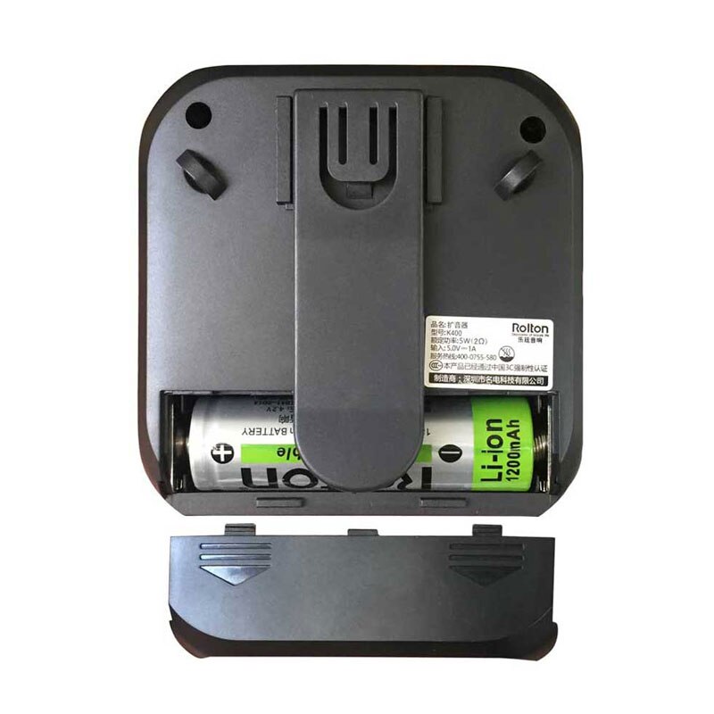 Rolton-Amplificador de voz portátil K400, megáfono con micrófono y cable, altavoz, Radio FM, MP3, entrenamiento para profesores