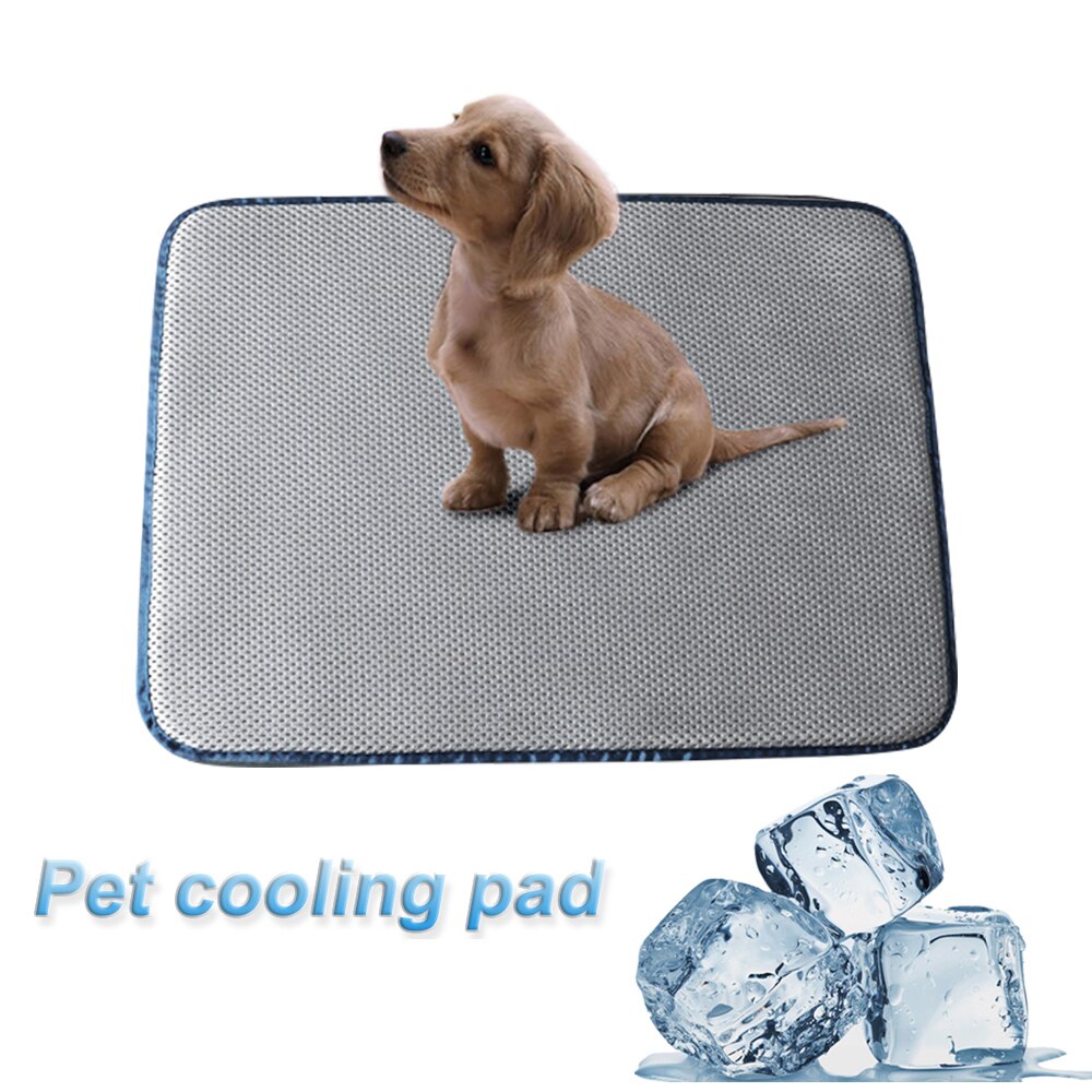 Polyester Pet Dog Slaapmat Huisdier Water Absorberende Pad Waterdicht Zomer Hond Cooling Pee Pad Ademend