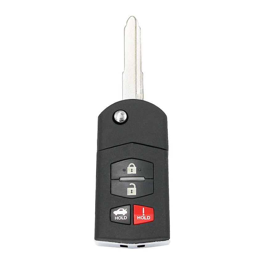 2/3/2+1/3+1/4 Button For Mazda Remote Flip Key Fob CASE/SHELL For Mazda 3 5 6 RX-8 CX-7 CX-9
