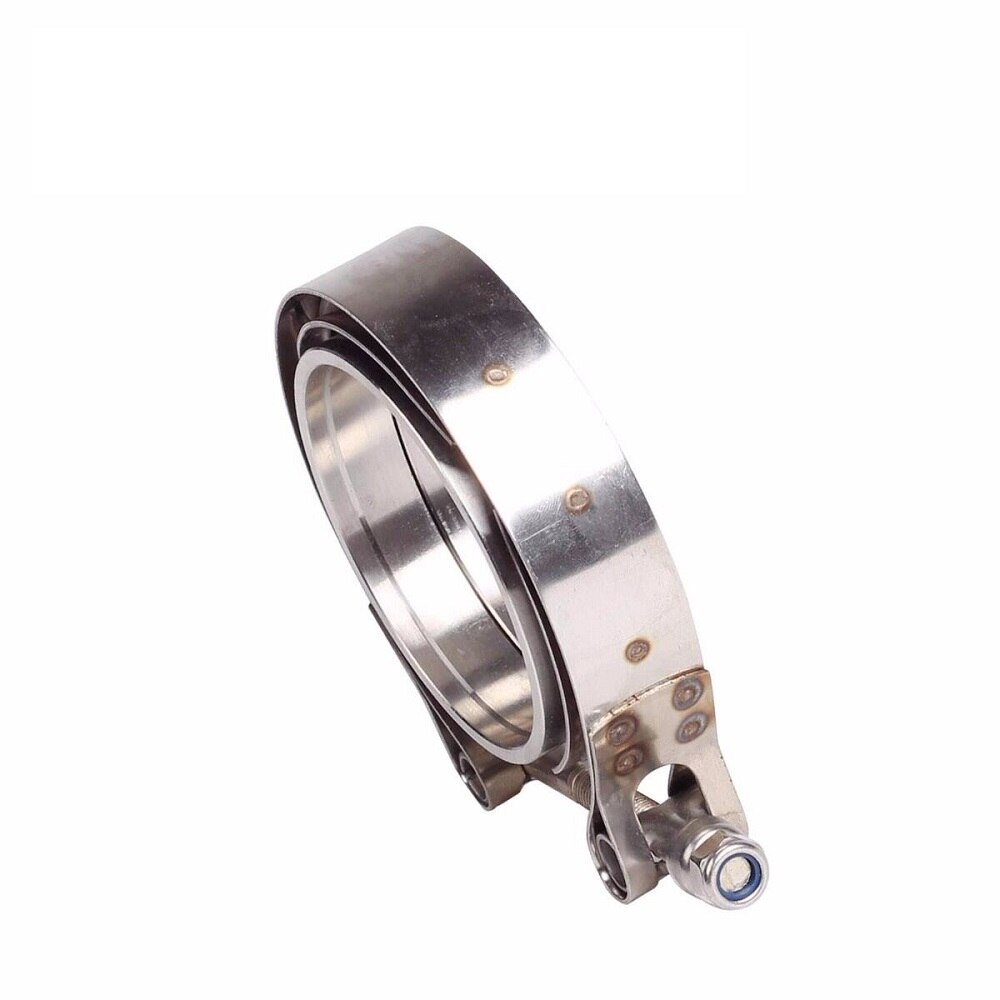 universell 3 "tommers rustfritt stål klemmer v-bånd turbo nedrør eksos klemme vband 76mm biltilbehør klemmer erstatning