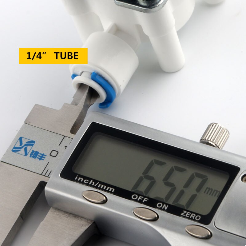 Quick-connect 1/4" DC24V Solenoid Valve RO Water Purifier CNKB-FPD-360L30 Inlet Water Electromagnetic Valve Normally Closed Type