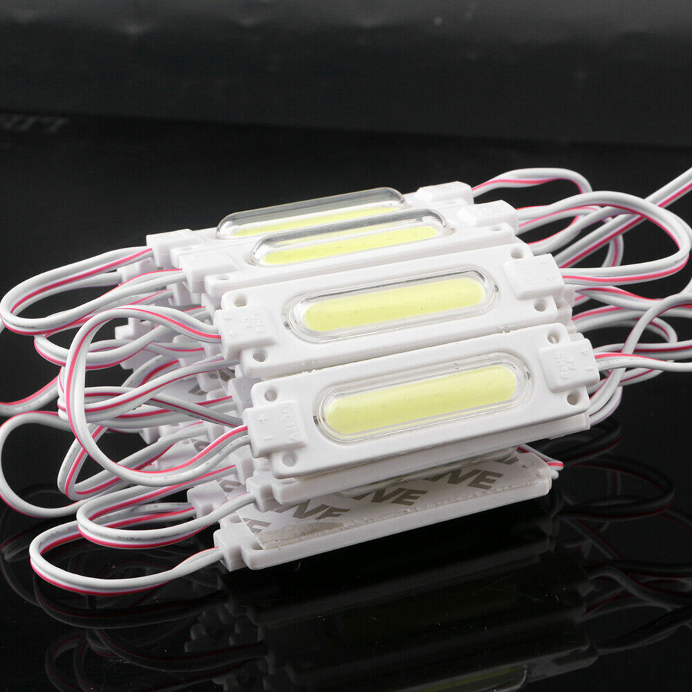 10pcs/lot injection with lens COB LED module waterproof LED back light backlight for sign channel letter DC12V 2W IP68