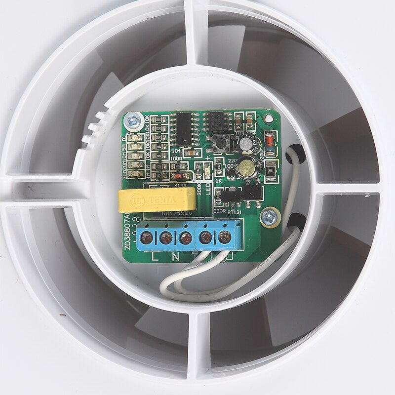 230V 4 "100Mm Afzuigkap Badkamer Douche Ventilator Met Timer Schakelaar