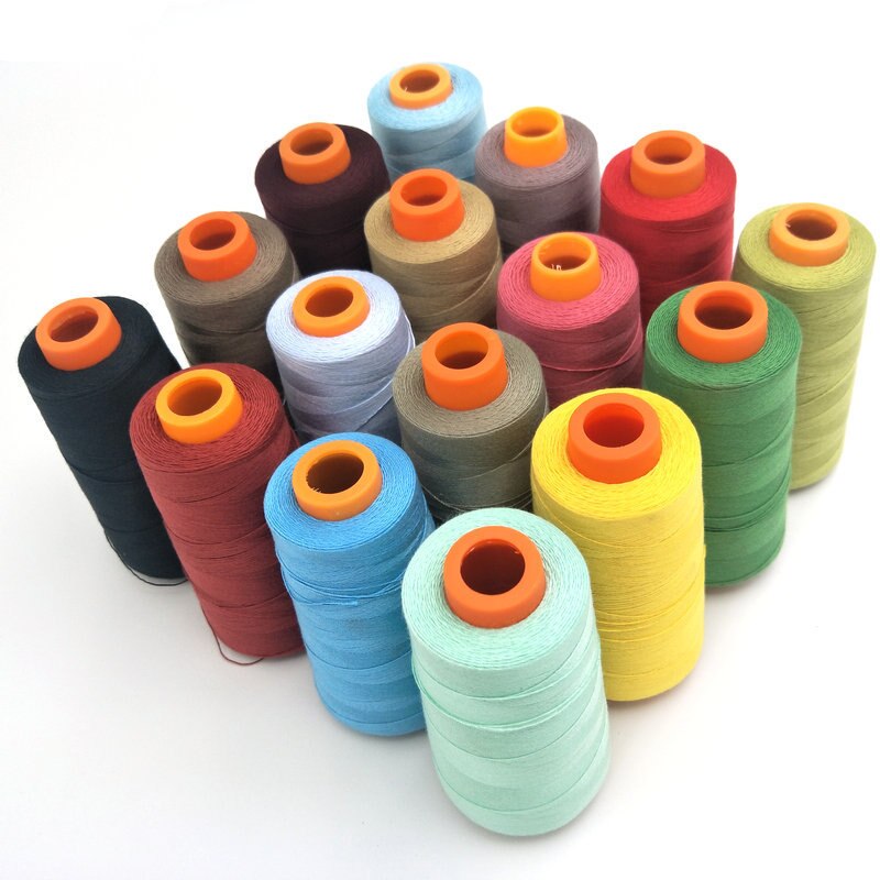 20s/3 Polyester Three Thick Sewing Thread Jeans Thread Hand Stitching Canvas Coarse Cloth Denim Thread Sewing Machine Thread