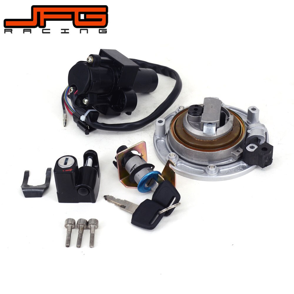 Lockset Ignition Key Switch Fuel Gas Cap Lock Keys For Honda VT250 CB400 1992 1993 1994 1995 1996 1997 1998 CB-1 VFR400