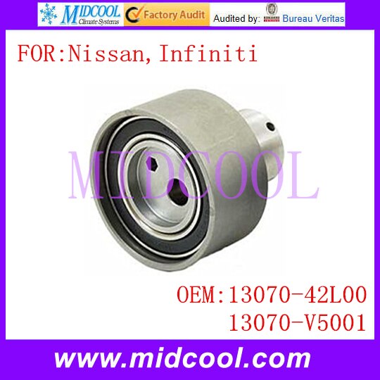 Timing Belt Idler Pulley use OE No. 13070-42L00 , 13070-V5001 for Nissan Infiniti