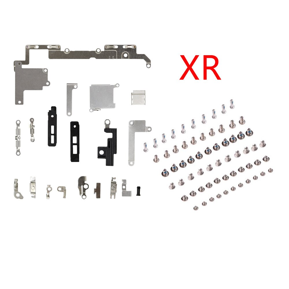 1set Full screw+Inner Accessories For iPhone X XS XR XS MAX 7G 8G 8 Plus PlusInside Small Metal Parts Holder Bracket Shield Plat: For XR