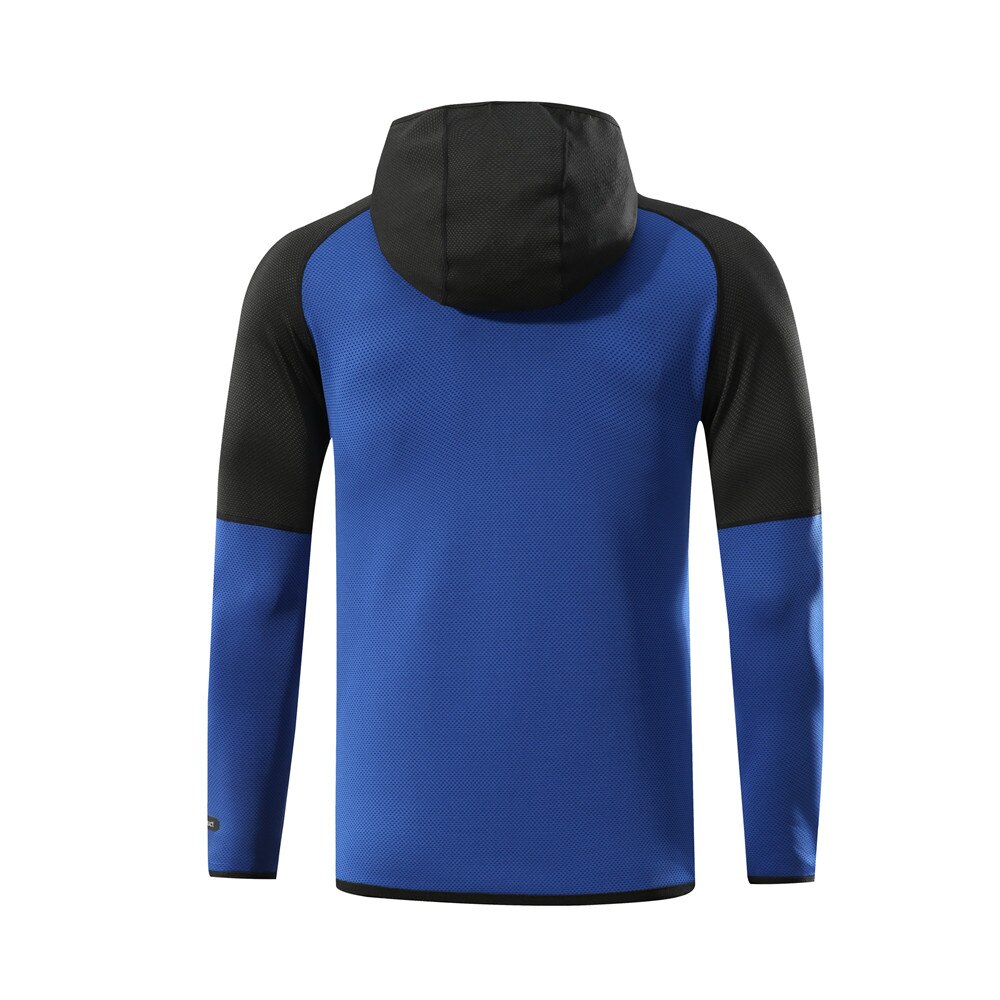 Inverno Rivestimento di Calcio Set da Jogging Abbigliamento Sportivo di Calcio Degli Uomini con Cappuccio a Maniche Lunghe Sportswear Corsa E Jogging di Formazione di Calcio Tuta