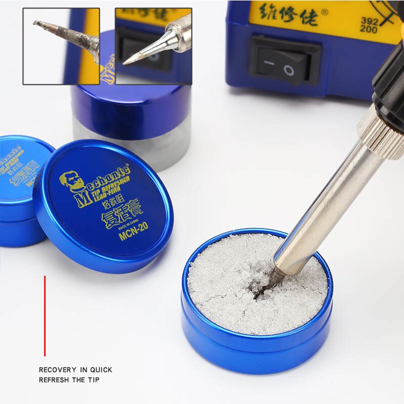 Crème de résurrection pour pointe de fer à souder mécanique, pâte d'oxyde rafraîchissante, sans plomb, pour tête de fer