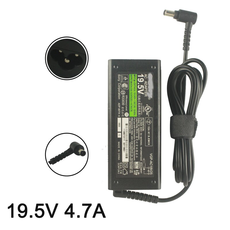 19.5V 4.7A Ac Adapter Voor Sony KDL-40WD653 KDL-32W600D Smart Lcd Tv Voeding