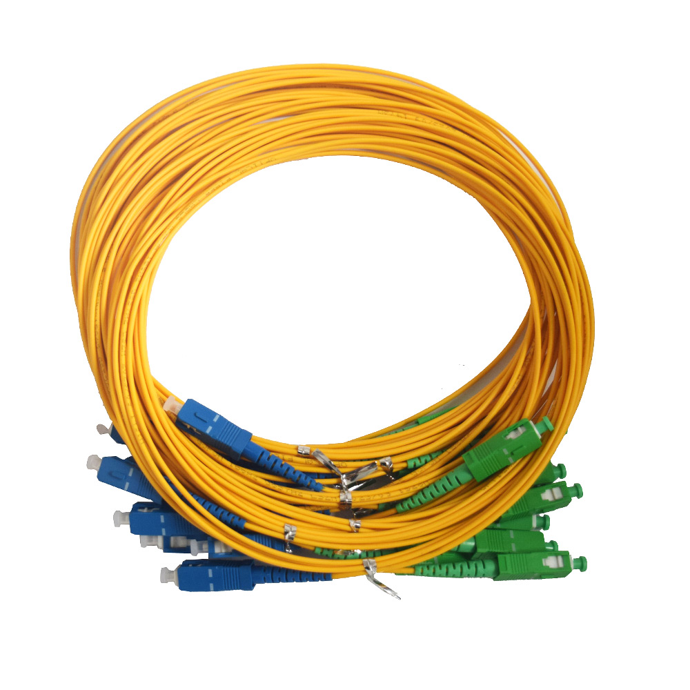 10 Pcs/lot SC APC to SC UPC SC Patch Cord Simplex 2.0mm Single Mode Fiber Patch Cable jumper 1m 2m 3m 5m 10m