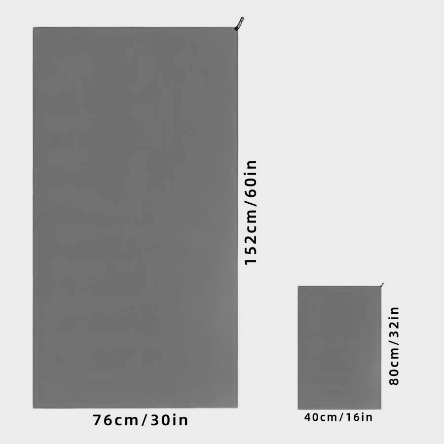 Mikrofaser-Schwimmen, Laufen, Sportzubehör, Strandhandtuch, schnell trocknend, moderner Stil, ideal für Camping, Strand, Fitnessstudio, Rucksackreisen