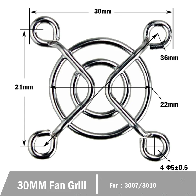 10PCS Cooling Fan Guard Metal Grill Computer Fan Grill Cover 30mm 40mm 50mm 60mm 70mm 80mm 90mm 120mm 135mm 140mm 170mm 200mm: Blue