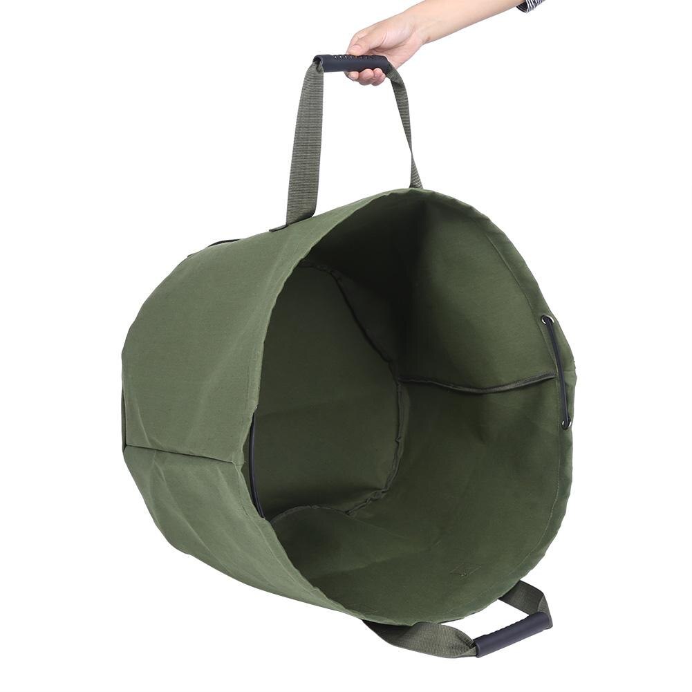 Heavy Duty Storage Bag Trash Yard Waste Garden Leaf Lawn Tote Container Reusable