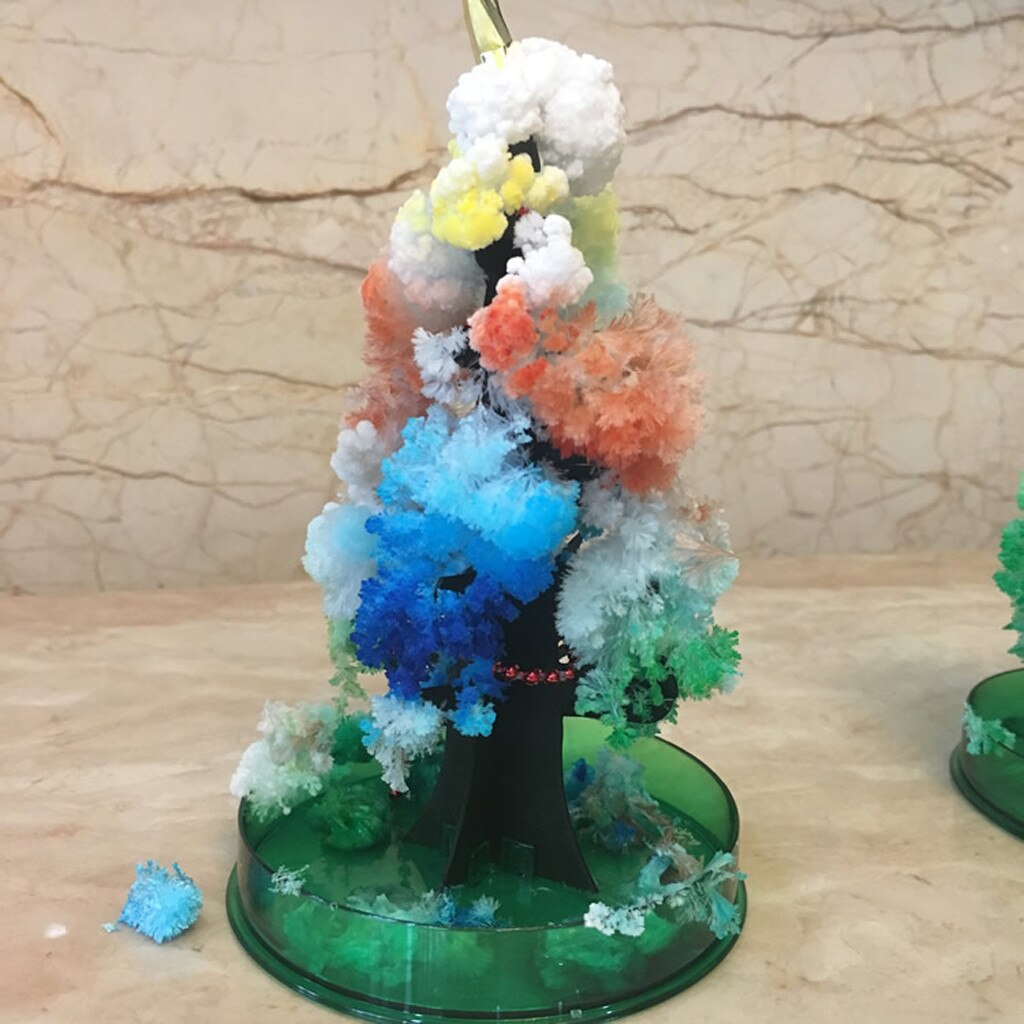 Diy Visuele Magic Groeiende Papier Kristallen Boom Magisch Grappige Kerstbomen Kids Novelty Speelgoed Voor Kinderen # M1P