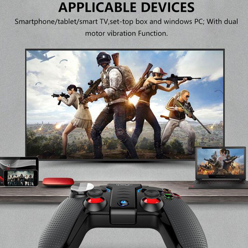 Ipega PG-9099 Wolverine Bluetooth Gaming Controller Dual Motor Turbo Gamepad support 6.2in Smart Phone switch for Android