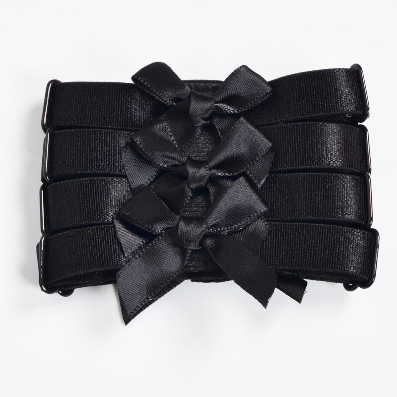 Sort sexet armbind arm stykke armbånd strop armbånd sele sløjfe med hjerte krop sele bur bondage hånd sele